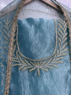 Shimmer Crush with Dupatta and Natural Crape Bottom KwbFashion