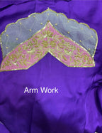 Handmade Kadai Suit | Sattan Silk | Dupatta | Bottom KWB Fashion