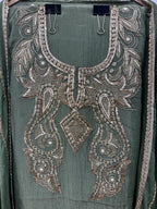 Shimmer Crush Fabric Full Suit | Puthi Dori Handwork | Bottom & Dupatta Included | SK Fabric KWB Fashion