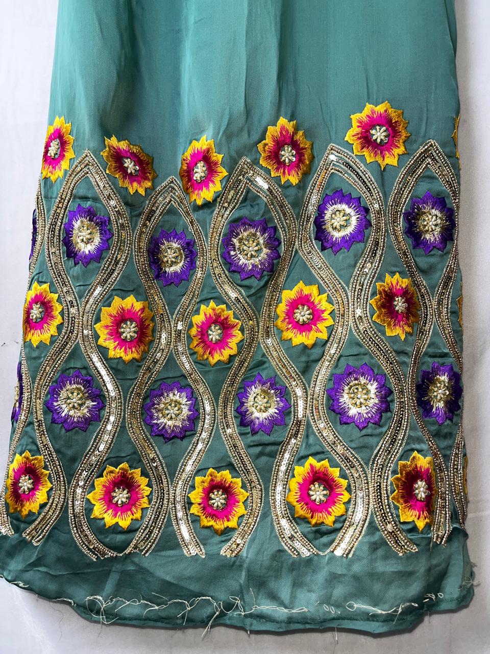 Satton Silk All-Over Suit with Semi-Chillon Dupatta KwbFashion