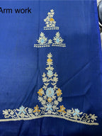 Elegant Khadi Silk All-Over Suit | Machine Aari Work | Without Dupatta KwbFashion