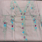 Elegant Khadi Silk All-Over Suit | Machine Aari Work | Without Dupatta KwbFashion