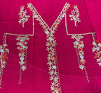 Elegant Khadi Silk All-Over Suit | Machine Aari Work | Without Dupatta KwbFashion