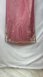 Glass Tissue Full Suit with Dupatta | Elegant Machine Puff Work | Festive & Party Wear KwbFashion