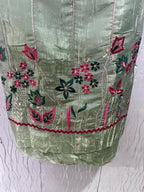 Crush TIssue | Machine Work | Unstitched Pure Elegant Punjabi Suit KwbFashion