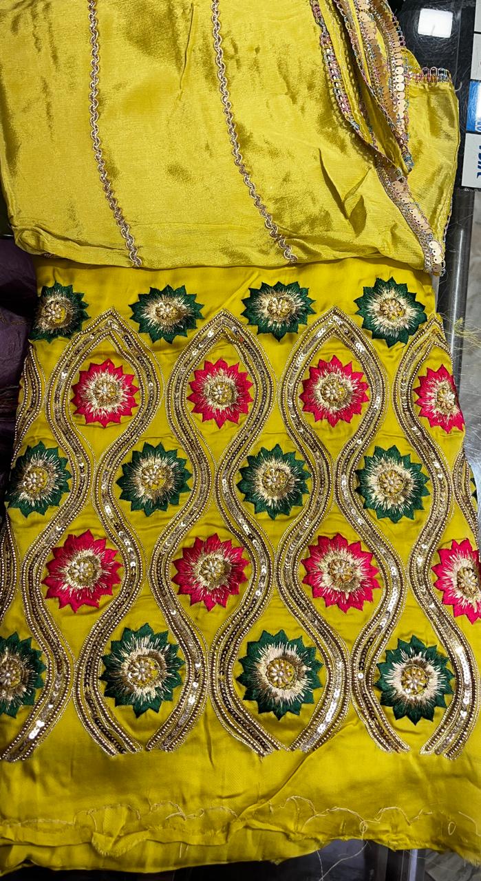 Satton Silk All-Over Suit with Semi-Chillon Dupatta KwbFashion