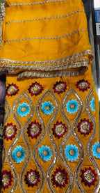 Satton Silk All-Over Suit with Semi-Chillon Dupatta KwbFashion
