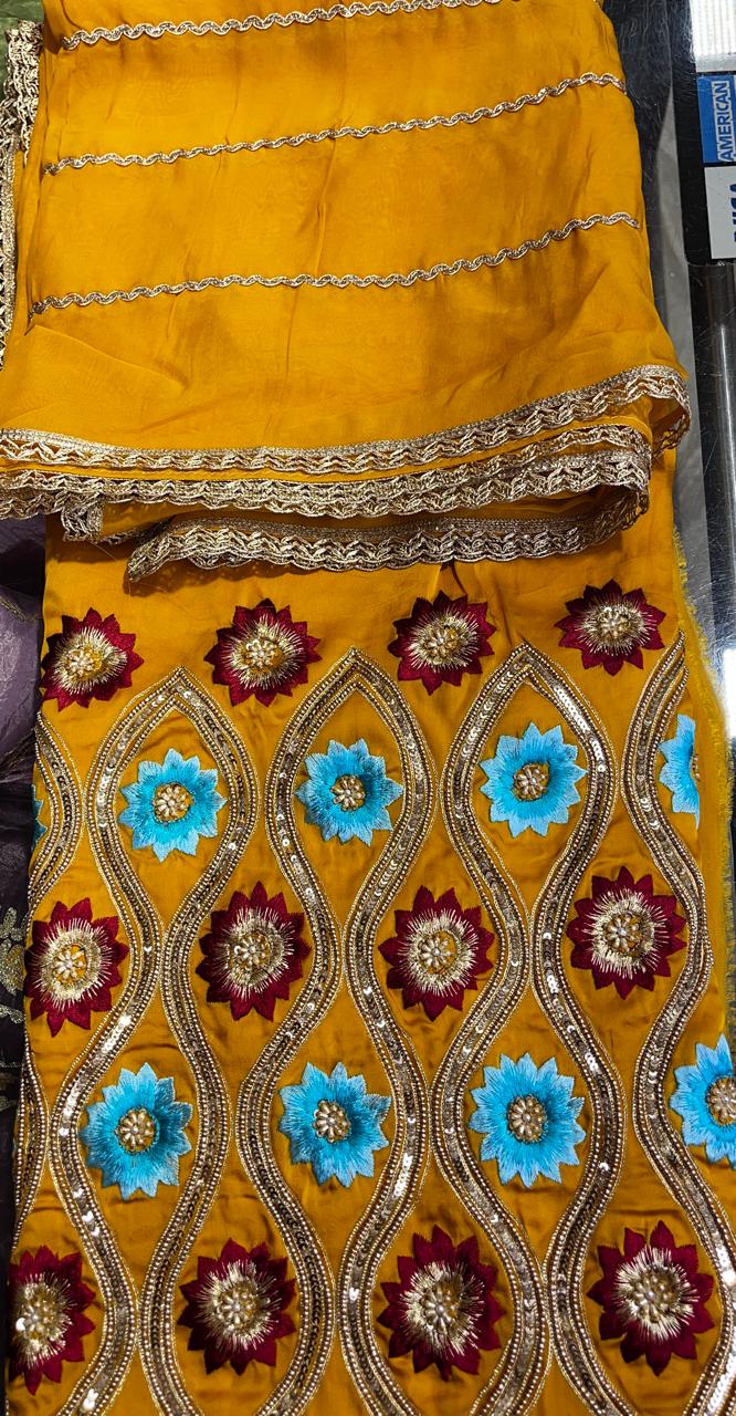 Satton Silk All-Over Suit with Semi-Chillon Dupatta KwbFashion